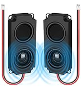 MakerHawk 2pcs Ar duino Speaker 5 Watt 8 Ohm Double Cavity Mini Speaker Full-Range Cavity Adverti...