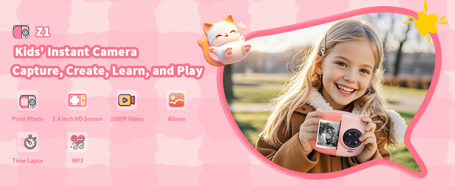 kids camera instant camera
