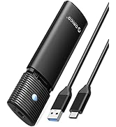 ORICO M.2 NVMe SATA SSD Enclosure Adapter Tool-Free, USB C 3.2 Gen 2 10Gbps NVME, 5Gbps NGFF SATA...
