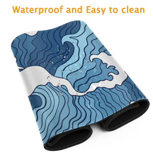 wave gaming mousepad