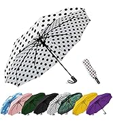 SIEPASA Windproof Travel Compact Umbrella-Automatic Umbrellas for Rain-Compact Folding Umbrella, ...