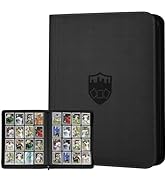 Trading Card Binder 16 Pocket, GERMUN PU Cover Card Binder for 1000+ Cards, Premium Trading Card ...
