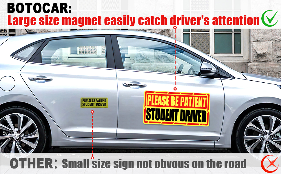 student driver sign