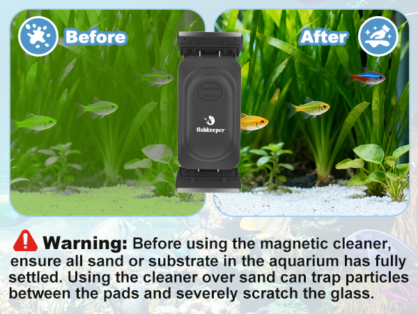Magnetic Aquarium Glass Cleaner