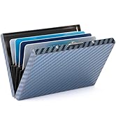 LOUEBICA RFID Stainless Steel Credit Card Wallet Slim Metal Business Card Holder for Women Men