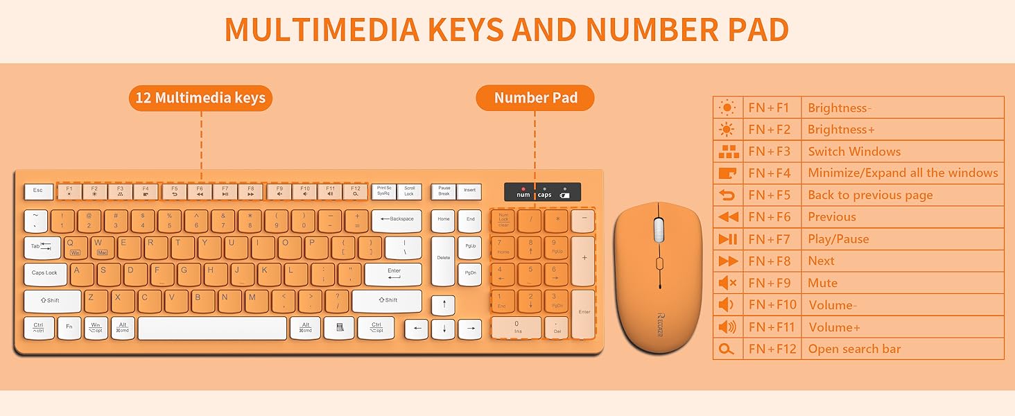 wireless keyboard and mouse 5