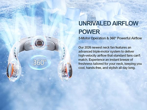 Portable Neck Fan Rechargeable