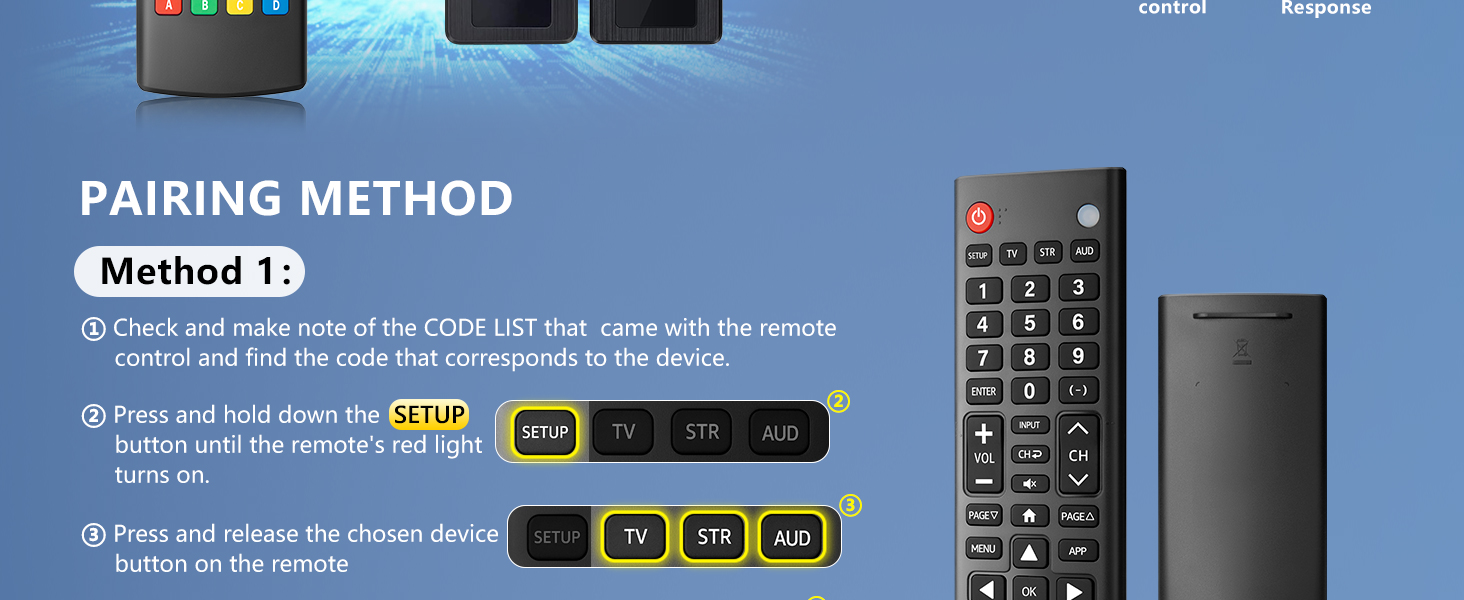 Universal-TV-Remote-Control for Samsung, LG, Hisense, TCL, Sony, Vizio, Onn, Toshiba, Philips