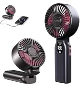 Funme Portable Handheld Fan, 10000mAh Personal Fan with Power Bank, 1-100 Speed Scroll Wheel Cont...