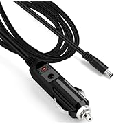 Aotto Electric Lunch Box 12V/24V Vehicle Plug Flat Angle Power Cable Replacement for 3-in-1 Porta...