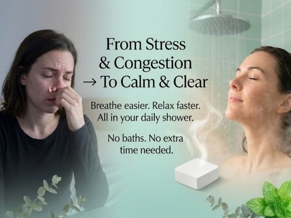 From stress &amp; congestion to calm &amp; clear
