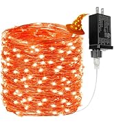 66Ft 200 LED Halloween Fairy Lights Plug in, 8 Modes String Lights with Timer for Outdoor &amp; Indoo...