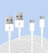 2 Pack 16.4ft/5M Power Extension Cable for Any USB-C Enabled Security Cameras or Devices(Phone, S...