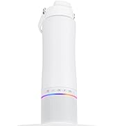 KAKULO Travel Mug with Portable Bluetooth Speaker - Modular Steel Water Bottle w/Handle, BT5.3, T...