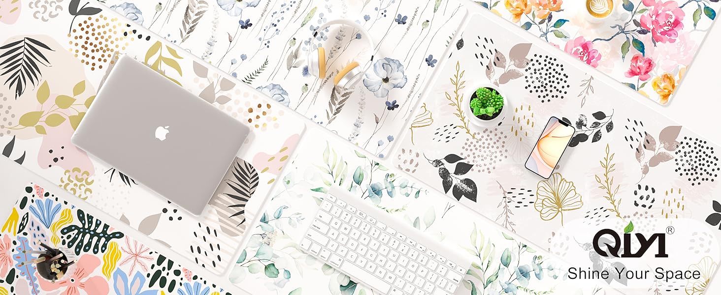 QIYI Large Mouse Pads with Various Colors to Choose