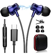 ACAGET USB C Headphones, Magnetic Earbuds for Samsung Galaxy S24 S23 Ultra S22 Plus S21 A35 A54 5...