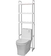 Over The Toilet Storage Shelf, Multipurpose Toilet Storage Rack, 3-Tier Shelf Bathroom Space Save...