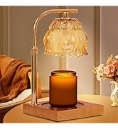 QENLAI Candle Warmer Lamp with Timer 2/4/8h Adjustable Height Dimmable Candle Lamp Birthday Chris...