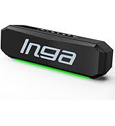INGA Bluetooth Computer Speakers, USB Powered PC Speakers, Dual Gaming and Music Modes, Plug-and-...