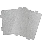 2 PCS Microwave Oven Parts Mica Slice Super Thick Heat Insulation Accessories,Waveguide Cover for...