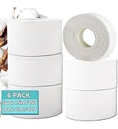 ANAMPION (6 Pack) White Athletic Sports Tape Very Strong Easy Tear No Sticky Residue Tape for Ath...