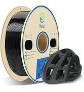 YOUSU Carbon Fiber Filament 1.75mm - Reinforced 3D Printer Filament - Black pla 3D Filament - PLA...