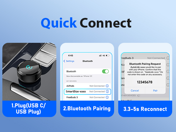 bluetooth apple carplay adapter