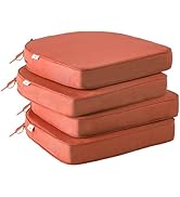 IPYNBAP Outdoor Chair Cushions Set of 4, Waterproof Outdoor Seat Cushions for Patio Furniture, Pa...