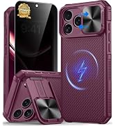 GIVELOT for iPhone 18 Pro Max Case with Privacy Screen Protector | Slide Camera Cover,Fit for Mag...