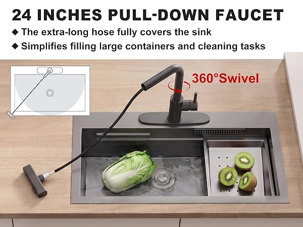 kitchen faucet with sprayer