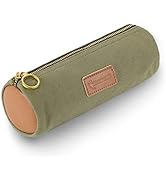 iDream365 Small Makeup Bag Pouch,Canvas Cosmetic Bag for Purse, Travel Essentials(Army Green)