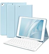 TaIYanG Keyboard Case for iPad 9th 8th 7th Generation,Smart Detachable Bluetooth Keyboard for iPa...