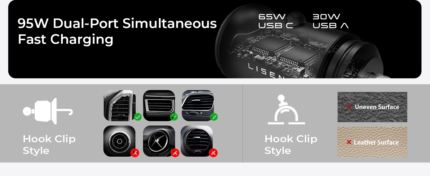 qi2.2 magsafe car mount charger