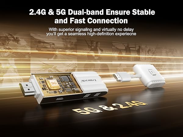 2.4/5G dual band wireless transmission