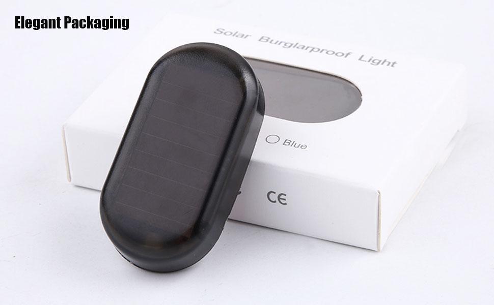 Car Anti Theft Alarm Lamp can be charged by solar whether you put switch to &amp;#34;on&amp;#34; or &amp;#34;off&amp;#34;