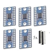 5 Packs TXS0108E High-Speed Full-Duplex 8-Way 8-Channel Level Shifting Module, 8-Bit 8-CH Logic L...