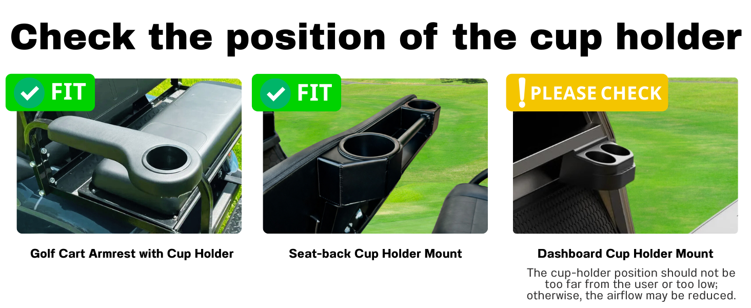 golf cart fan