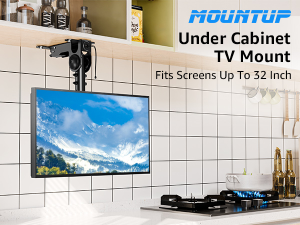 under cabinet tv mount