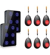 CallToU Wireless Caregiver Pager Nurse Call Button for Elderly LED Call Light Nurse Alert System ...