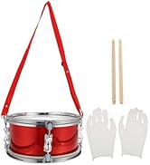 11 Inch Marching Drum Set Snare Drums Orff Percussion Instrument for Kids Music Education, Perfor...