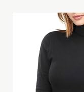 NY Threads Womens Turtleneck Long Sleeve Shirt Slim Fit Thermal Base Layer Tops