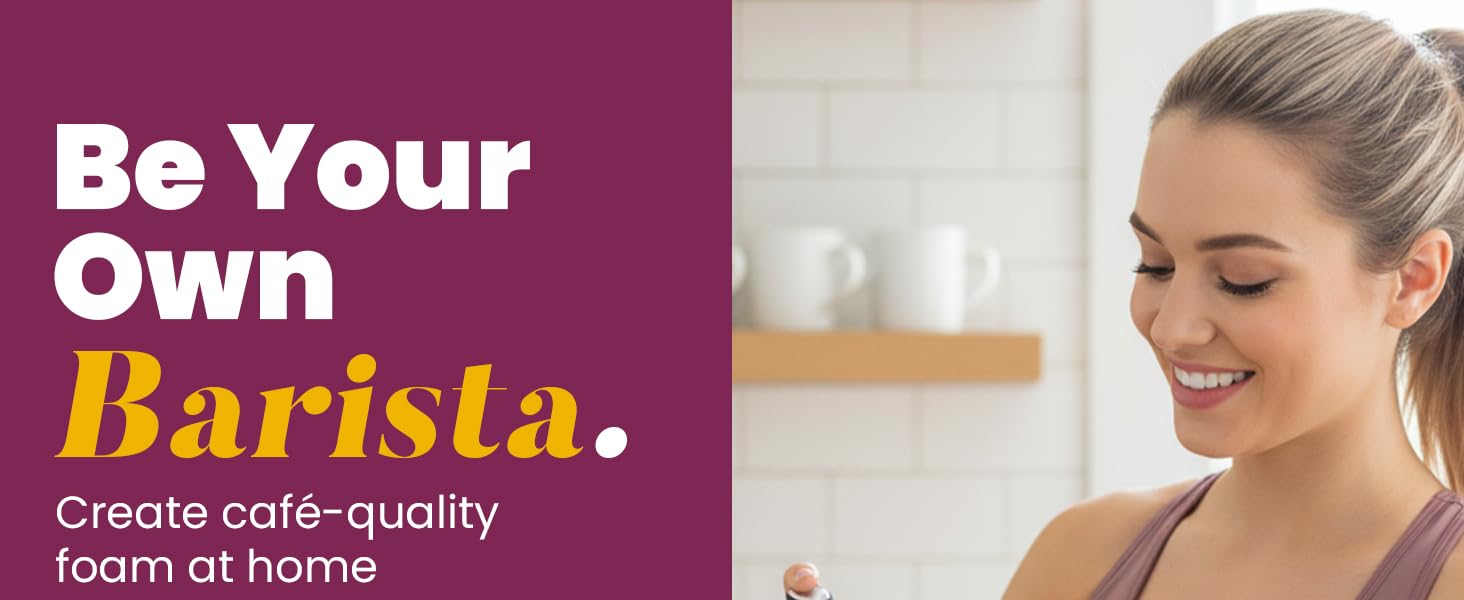Be Your Own Barista Create café quality foam at home with elementi