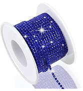 Dowarm 10 Yards 2MM Crystal Rhinestone Close Chain Trim for Sewing Crocs Shoes Clothes Cups, SS6 ...