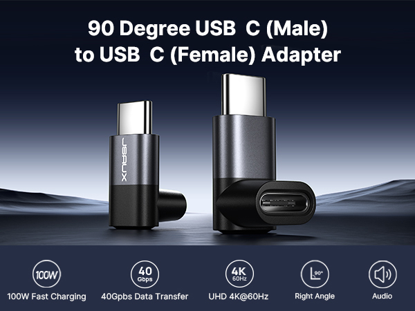 usb c male to usb c female adapter