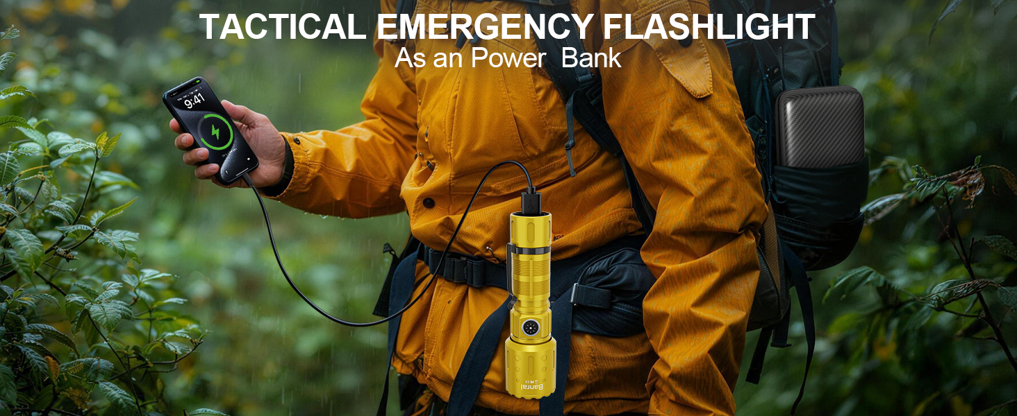 TACTICAL EMERGENCY FLASHLIGHT