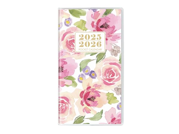 Pocket Calendar 2025-2026, Purse Monthly Planner 2025-2026