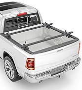 AA-Racks Model APX2503 79" Full-Size Low Profile Heavy Duty Aluminum Truck Bed Rack for Trucks an...