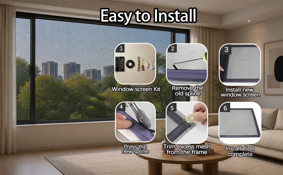window screen repair kit