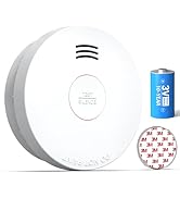 SITERWELL Smoke Detector, Smoke Detector 10 Year Battery with Photoelectric Sensor, Fire Alarm wi...