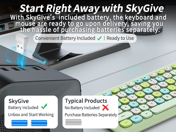 wireless mouse and keyboard